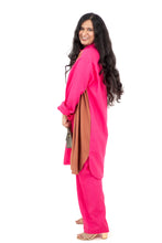 Load image into Gallery viewer, Linen Half &amp; Half Co-Ord Set
