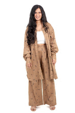 Load image into Gallery viewer, Brown Cotton Co-Ord Set
