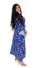 Load image into Gallery viewer, Blue Galaxy Rayon Kaftan

