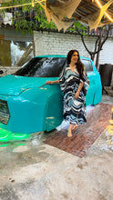 Load image into Gallery viewer, Blue Waves Kaaftan Dress
