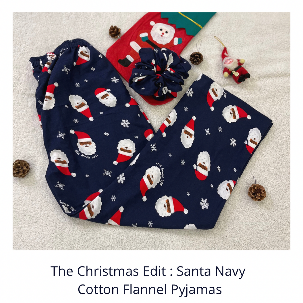 The Christmas Edit - Santa Navy Pyjama