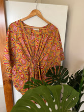 Load image into Gallery viewer, Yellow Floral Printed Kaaftan
