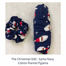 Load image into Gallery viewer, The Christmas Edit - Santa Navy Pyjama
