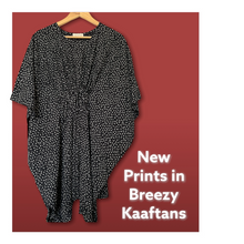 Load image into Gallery viewer, Black star printed Kaaftan
