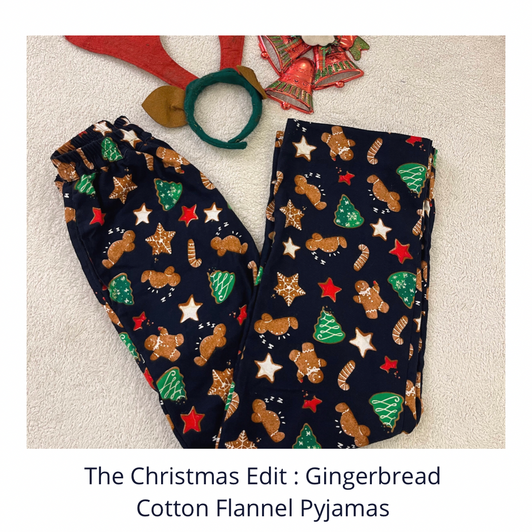 Gingerbread Cotton Flannel  Pyjama - Unisex