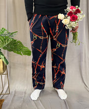 Load image into Gallery viewer, Navy Blue Linen Pyjama - Unisex
