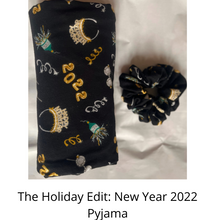 Load image into Gallery viewer, The Holiday Edit: New Year 2022 Cotton Flannel Pyjama
