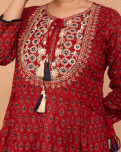 Load image into Gallery viewer, Embellished Long Kurta/Dress
